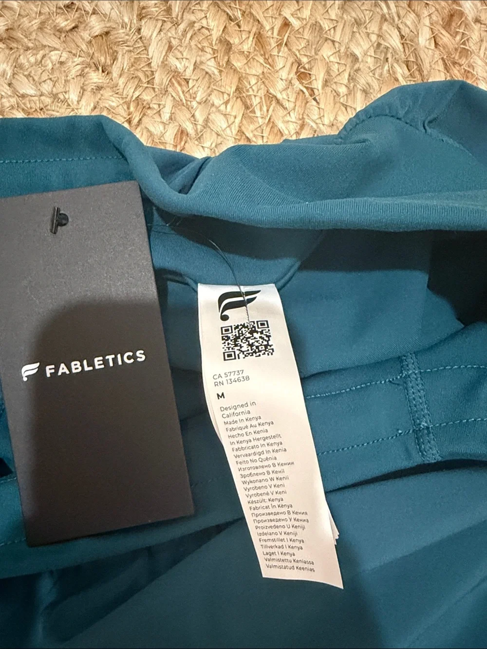 Fabletics NWT Teal Blue Women's Athletic Shorts